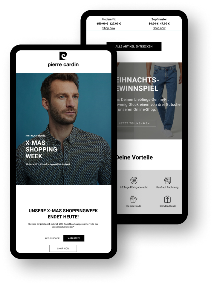Pierre Cardin CleverReach Newsletter Template